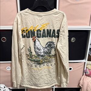 Cream Long Sleeve Tee